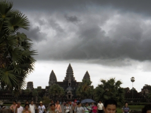 the Supposed Sunset View of Angkor