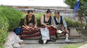 Nepalese Women lounging around