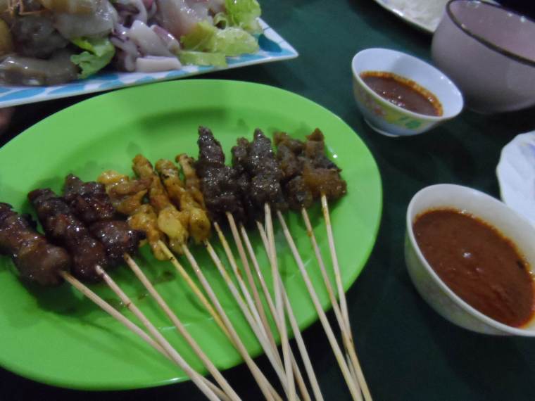 Chicken and Beef Satay