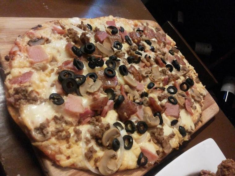 Bu's Meat Overloaded Pizza