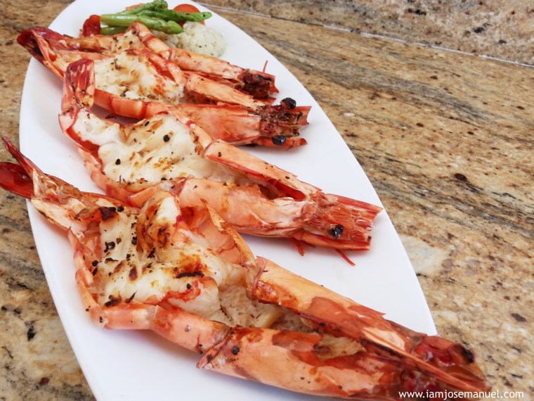 Grilled Tiger King Prawns