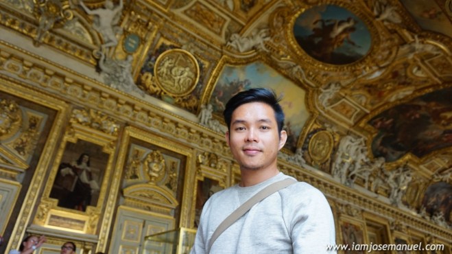 The lavish hallways of Napoleon Bonaparte's Parisian apartment.